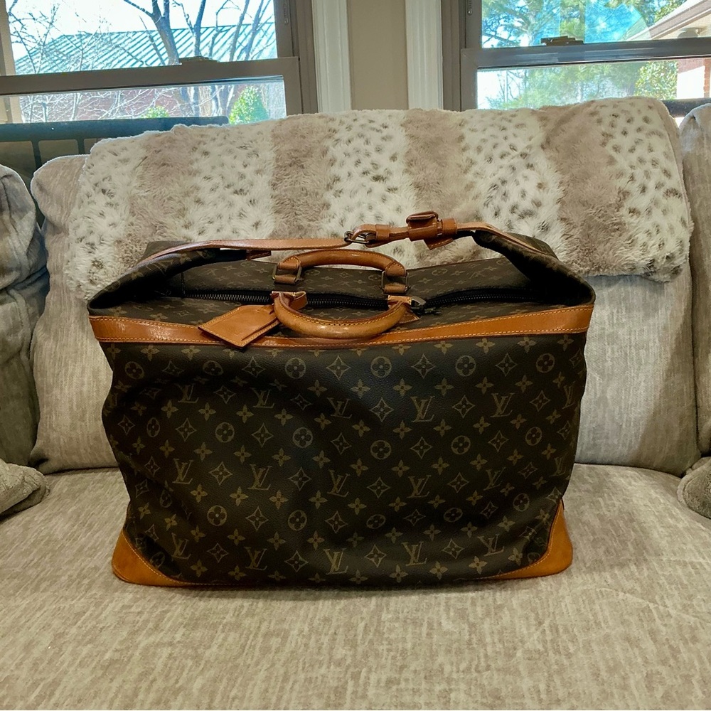 ✨💎RARE💎✨VINTAGE 1986 LOUIS VUITTON CRUISER 55 TRAVEL BAG W/DUSTY AND GIFT! - Picture 2 of 16